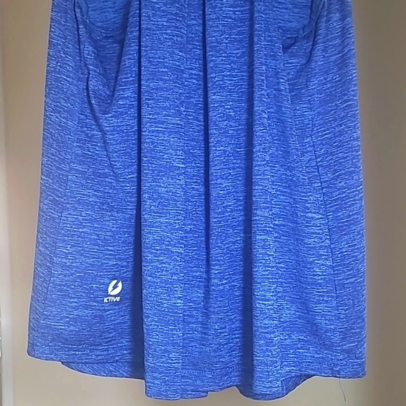 ICTIVE Blue Racerback Loose Fit Active Tank Top M Moisture-Wicking Gym Yoga - Picture 6 of 8